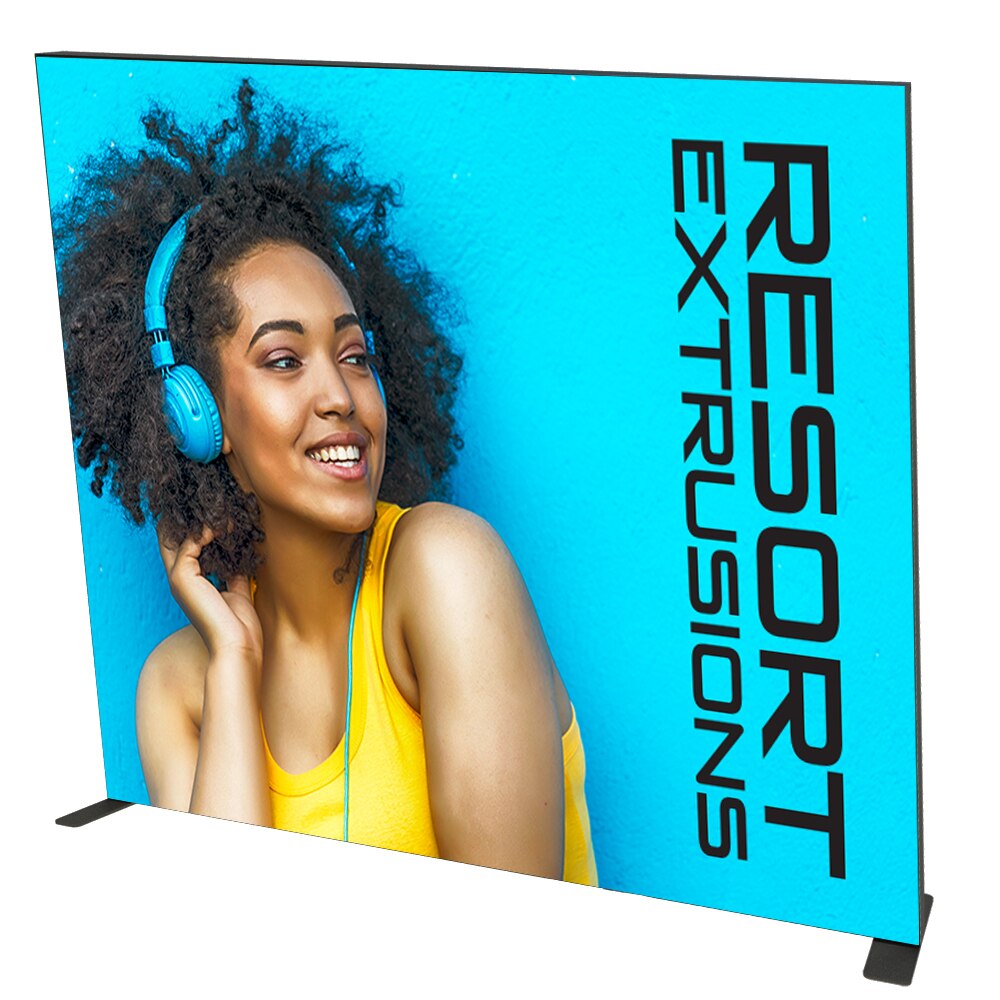 Vail 120DB Black Fabric Frames - Free Standing (120MM SEG Extrusion) — Graphic Package